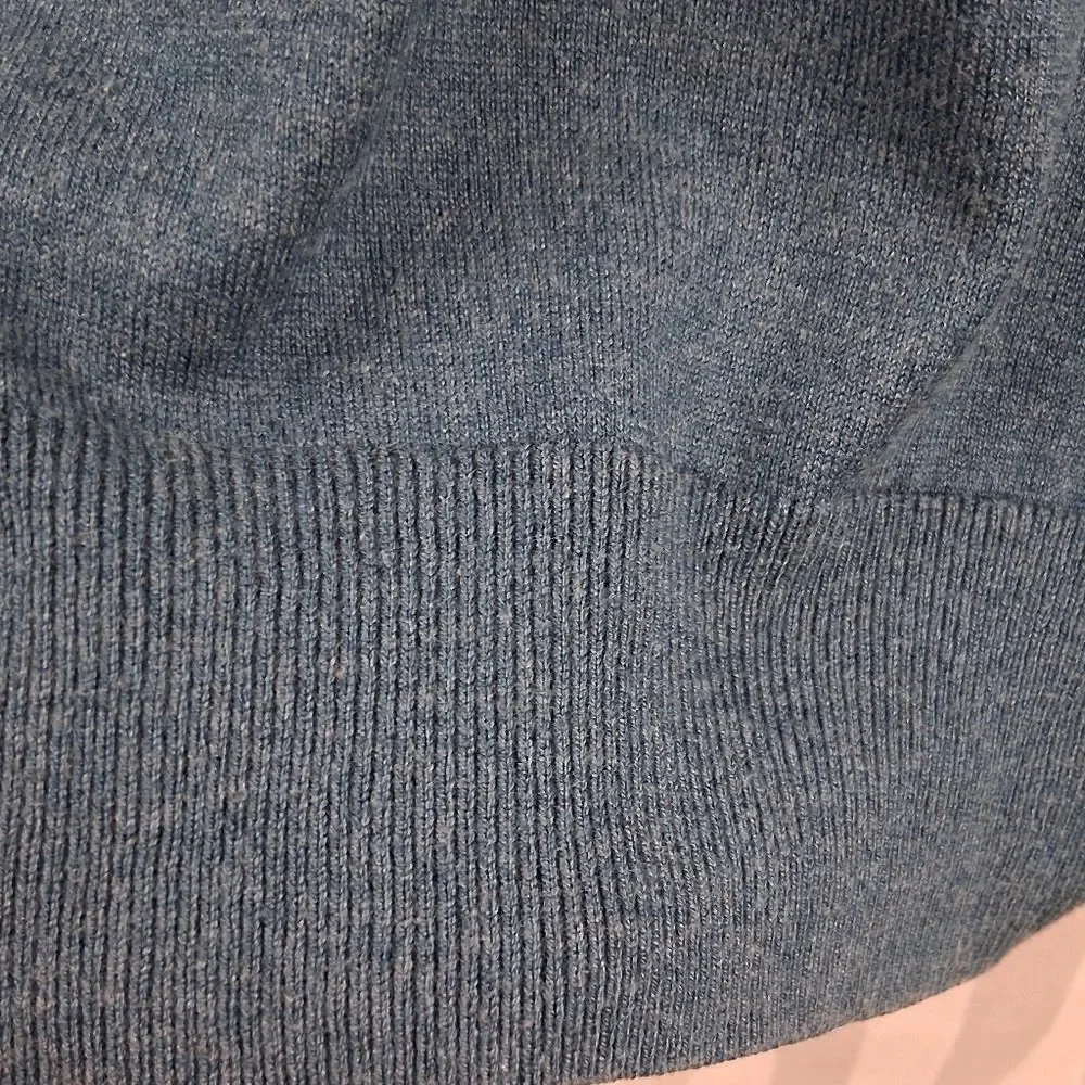 Silk Blend Banana Republic Men's V-neck Sweater Size L Academia